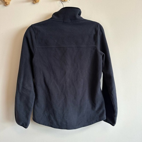 LL Bean Women's Trail Fleece Full-Zip Jacket in Black Front Pocket Size Small - Picture 9 of 9